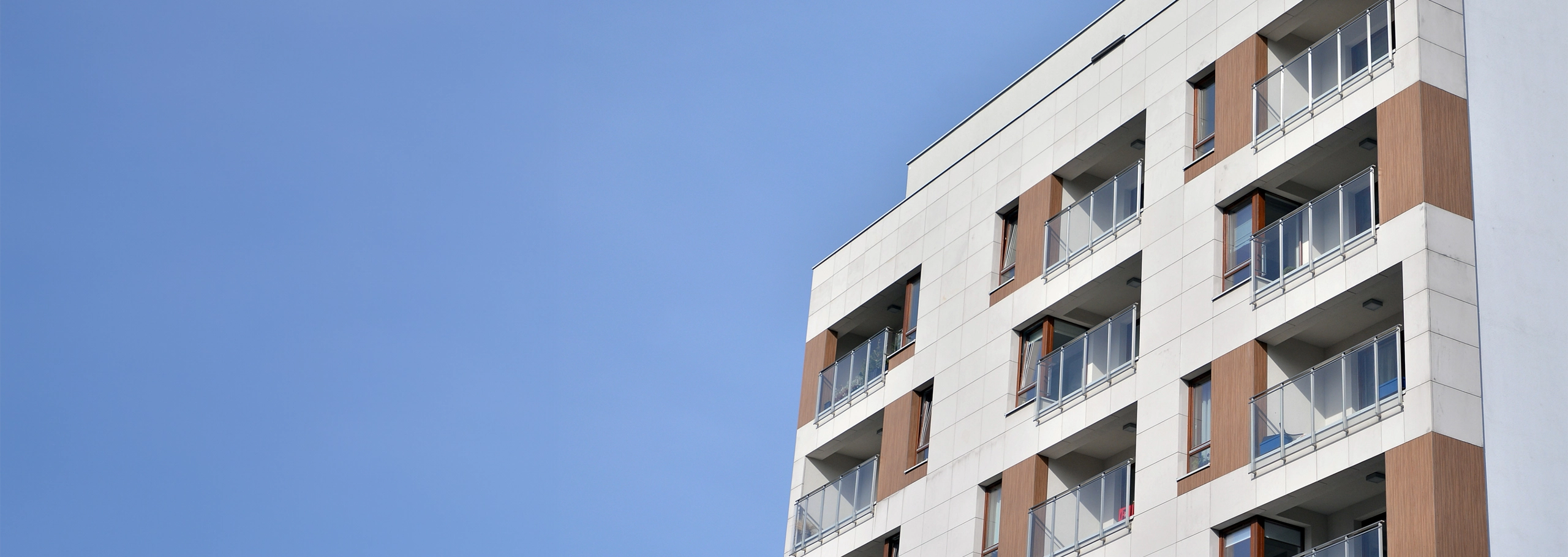 Exterior of condo building