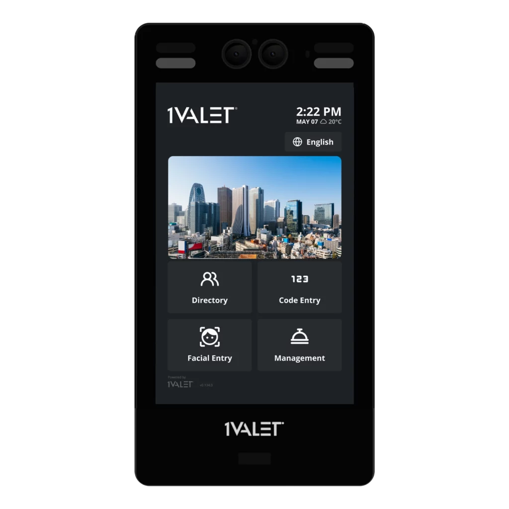 10 inch smart video entry system from 1VALET