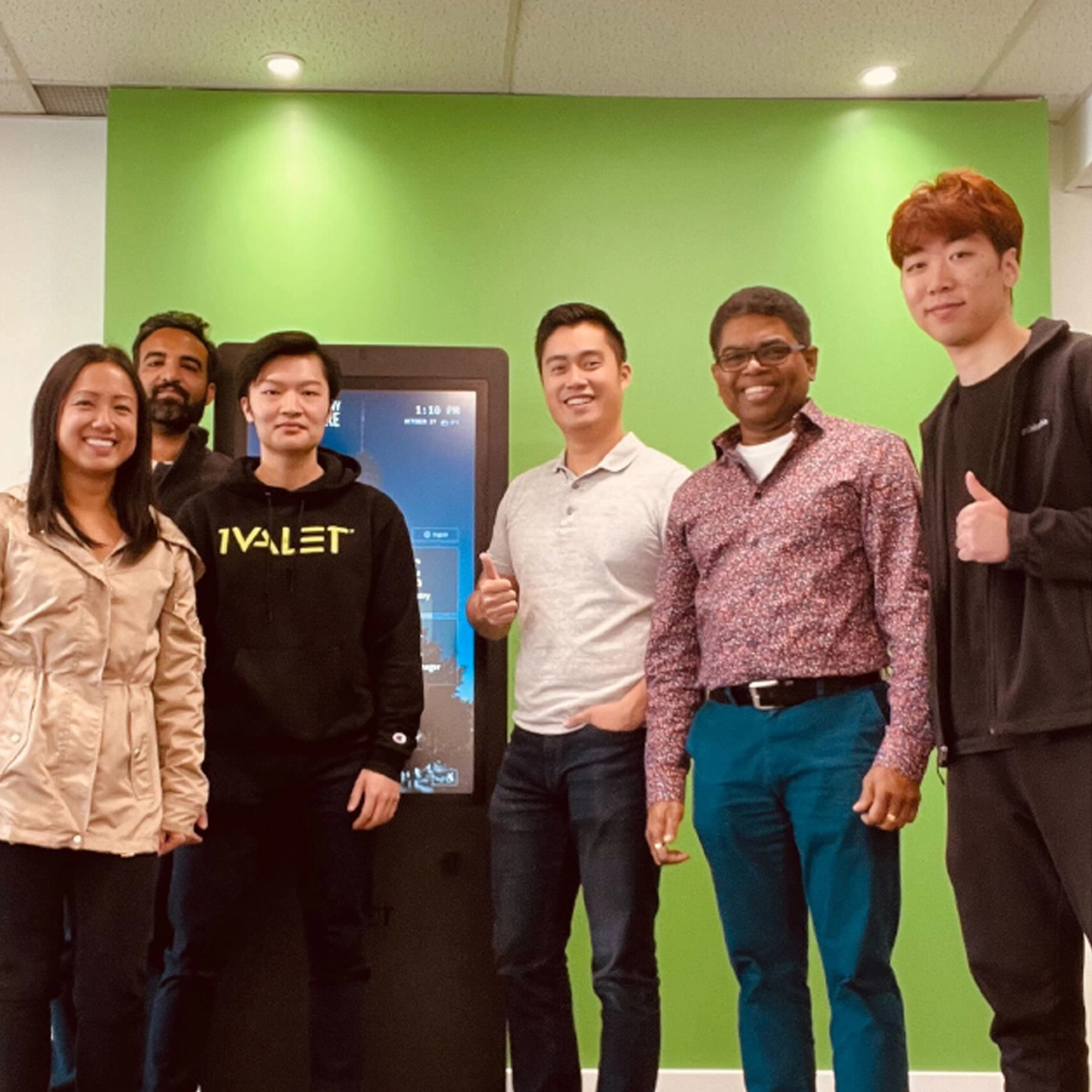 Employees at the 1VALET HQ